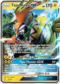 Tapu Koko GX (47/145) [SM Guardians Rising]