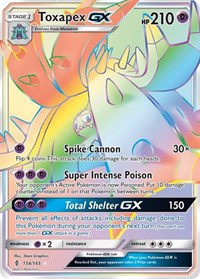 Toxapex GX (Secret) (154/145) [SM Guardians Rising]