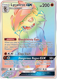Lycanroc GX (Secret) (156/145) [SM Guardians Rising]