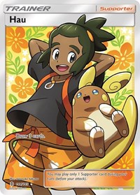 Hau (Full Art) (144/145) [SM Guardians Rising]