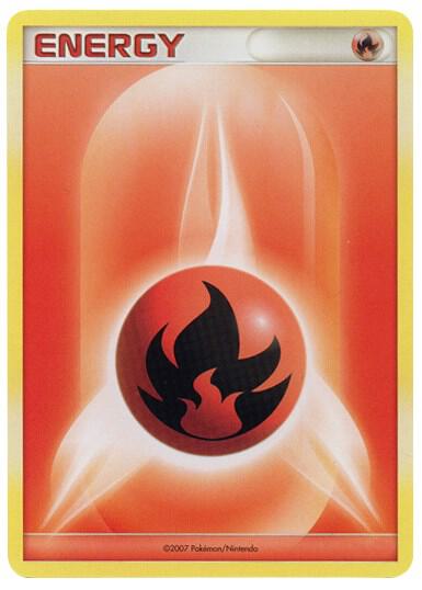Fire Energy (2007 Unnumbered D/P Style Non-Holo) [League and Championship Cards]