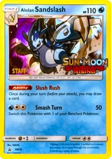Alolan Sandslash - SM18 (Prerelease) [Staff] (SM18) [SM Promos]