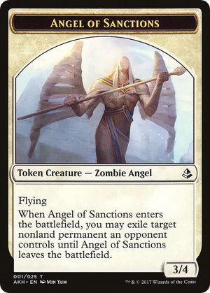 Angel of Sanctions // Drake Double-Sided Token (1 // 18) [Amonkhet]
