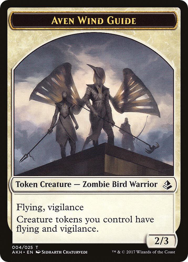 Aven Wind Guide // Hippo Double-Sided Token (4 // 22) [Amonkhet]