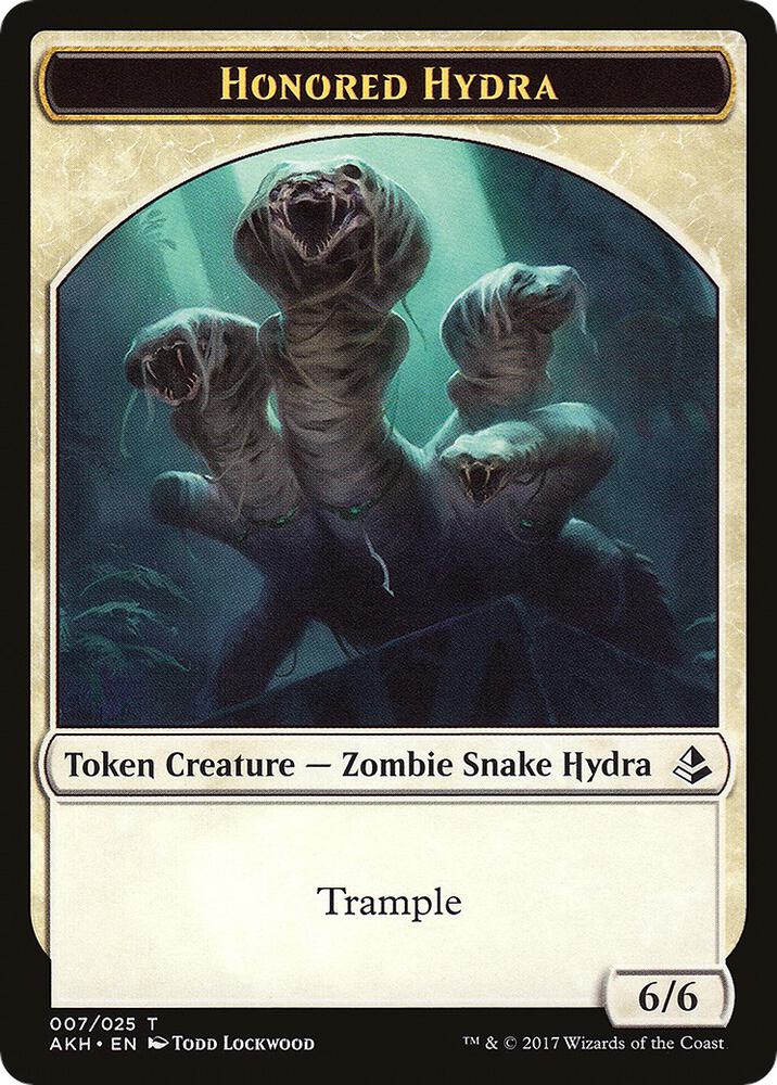 Honored Hydra // Warrior Double-Sided Token (7 // 17) [Amonkhet]