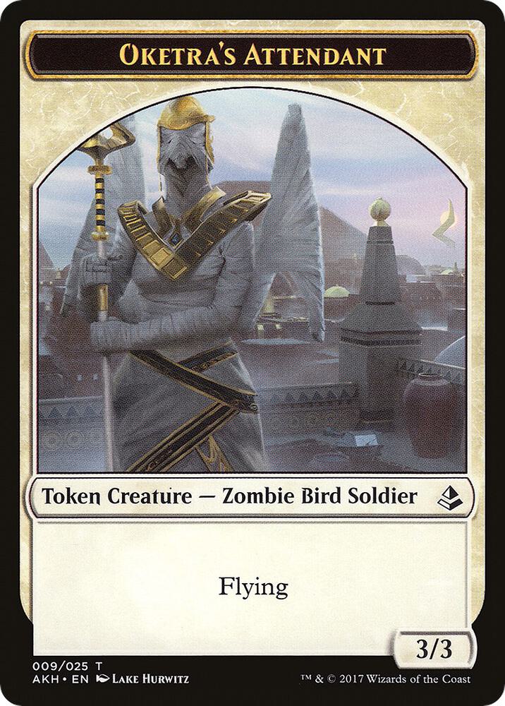 Oketra's Attendant // Beast Token (9 // 21) [Amonkhet]