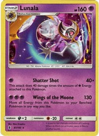 Lunala - 61/145 (Cracked Ice Holo) (061/145) [Deck Exclusives]