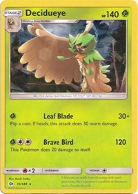 Decidueye - 011/149 (Cracked Ice Holo) (011/149) [Deck Exclusives]