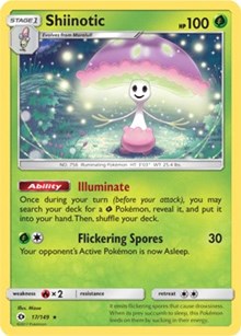 Shiinotic - 17/149 (SM Base Set) (017/149) [Deck Exclusives]