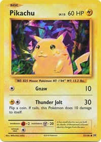 Pikachu - 35/108 (Cracked Ice Holo) (035/108) [Deck Exclusives]