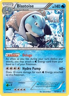Blastoise - 16/101 (BW Plasma Blast) (016/101) [Deck Exclusives]