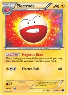 Electrode - 33/116 (BW Plasma Freeze) (033/116) [Deck Exclusives]
