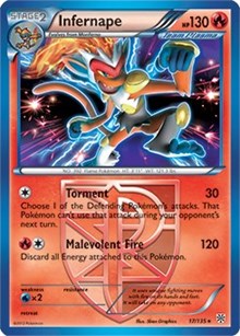 Infernape - 17/135 (BW Plasma Storm) (017/135) [Deck Exclusives]