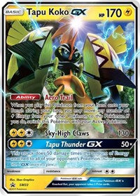 Tapu Koko GX - SM33 (SM33) [SM Promos]