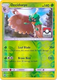 Decidueye - 11/149 (Pokemon League) (011/149) [League and Championship Cards]