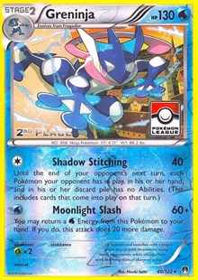 Greninja - 40/122 (League) [2nd Place] (040/122) [League and Championship Cards]