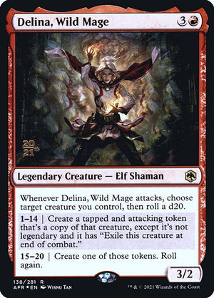 Delina, Wild Mage (138s) [Adventures in the Forgotten Realms Promos]