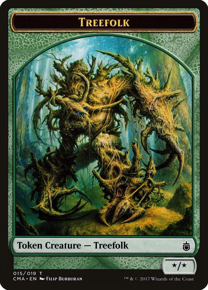 Treefolk Token (015) [Commander Anthology]
