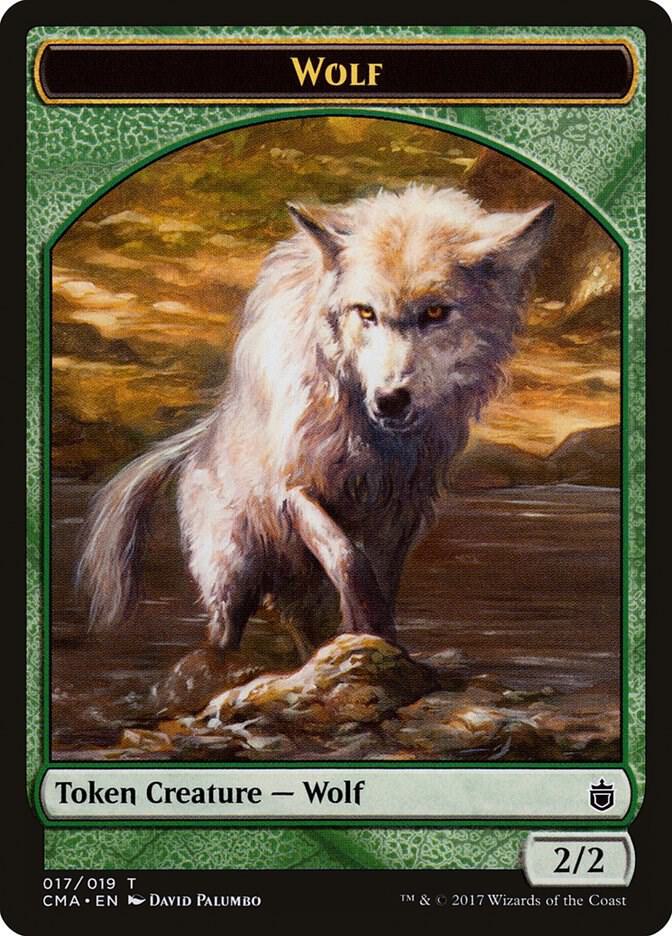 Wolf Token (017) [Commander Anthology]