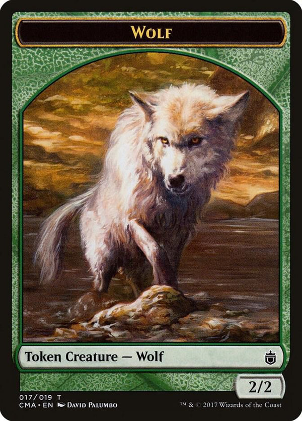 Wolf Token (017) [Commander Anthology]