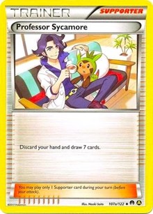 Professor Sycamore - 107a/122 (Non-Holo) (107a/122) [Alternate Art Promos]
