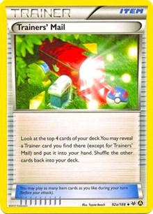 Trainers' Mail - 92a/108 (Non-Holo) (092a/108) [Alternate Art Promos]