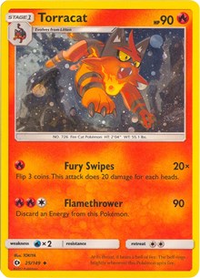 Torracat - 25/149 (Cosmos Holo) (025/149) [League and Championship Cards]