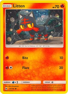 Litten - 24/149 (Cosmos Holo) (024/149) [Miscellaneous Cards and Products]