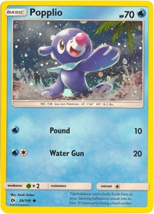 Popplio - 39/149 (Cosmos Holo) (039/149) [Miscellaneous Cards and Products]