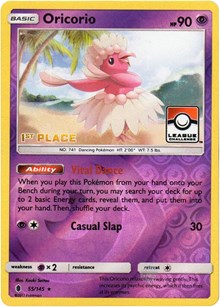 Oricorio - 55/145 (League Challenge) [1st Place] (055/145) [League and Championship Cards]