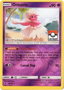 Oricorio - 55/145 (League Challenge) [2nd Place] (055/145) [League and Championship Cards]