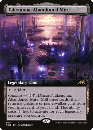 Takenuma, Abandoned Mire (505) [Kamigawa: Neon Dynasty] [Extended Art]