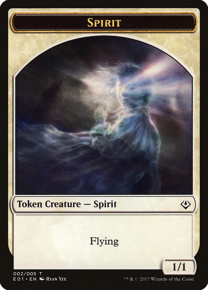 Spirit // Soldier Double-sided Token (2 // 1) [Archenemy: Nicol Bolas]
