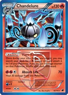 Chandelure - 16/116 (BW Plasma Freeze) (016/116) [Deck Exclusives]