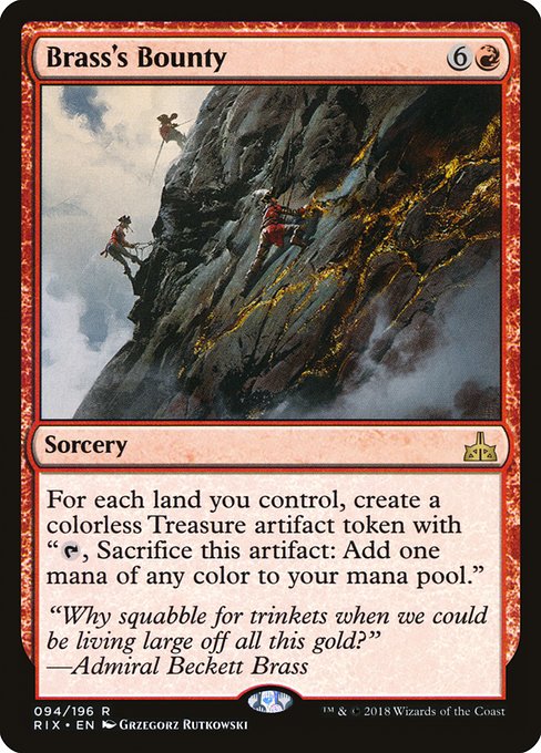Brass's Bounty (94) [Rivals of Ixalan]