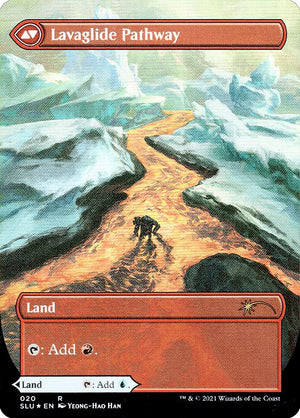Riverglide Pathway // Lavaglide Pathway (20) [Secret Lair: Ultimate Edition] [Borderless] Reverse