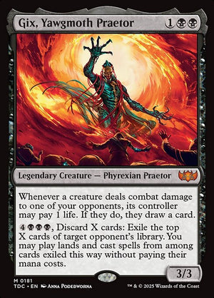 Gix, Yawgmoth Praetor (181) [Tarkir: Dragonstorm Commander]