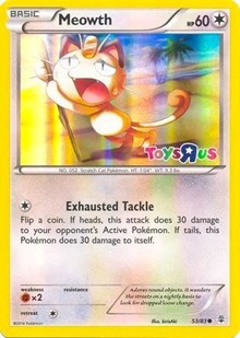 Meowth - 53/83 (Toys R Us Promo) (053/083) [Miscellaneous Cards and Products]