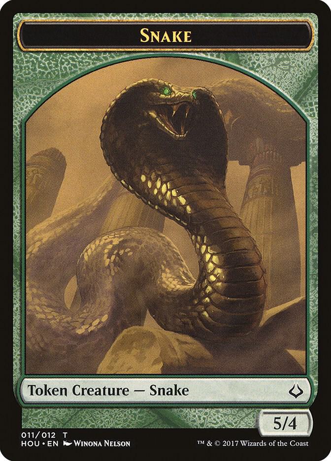Snake Token (11) [Hour of Devastation]