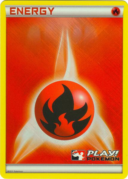 Fire Energy (2011 Play! Pokemon) [League and Championship Cards]