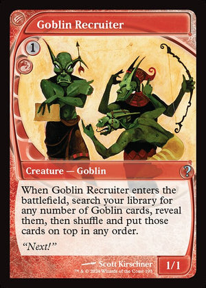 Goblin Recruiter (193) [Mystery Booster 2]