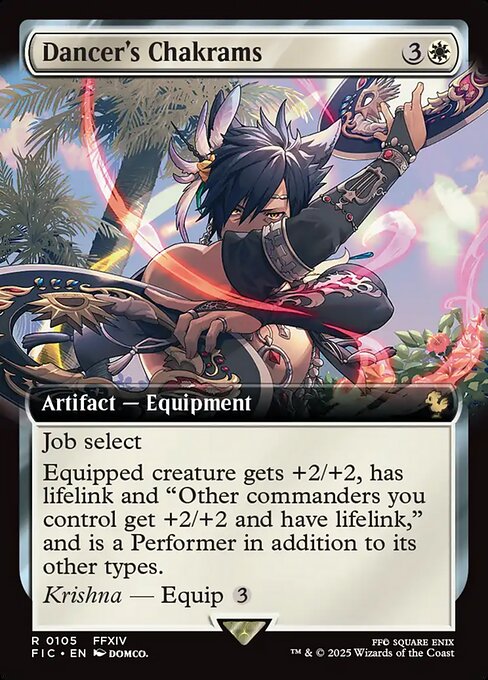 Dancer's Chakrams (105) [Final Fantasy Commander]