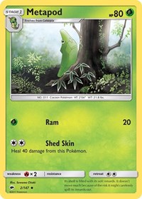 Metapod (2/147) [SM Burning Shadows]