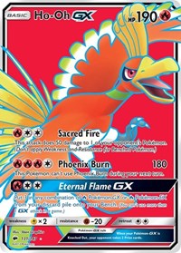 Ho-Oh GX (Full Art) (131/147) [SM Burning Shadows]
