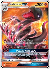 Salazzle GX (25/147) [SM Burning Shadows]