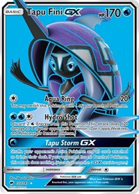 Tapu Fini GX (Full Art) (133/147) [SM Burning Shadows]