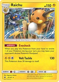 Raichu (41/147) [SM Burning Shadows]
