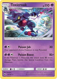 Toxicroak (55/147) [SM Burning Shadows]