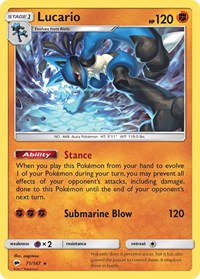 Lucario (71/147) [SM Burning Shadows]