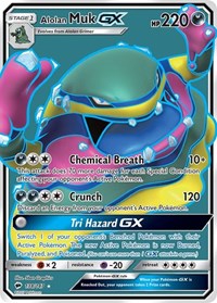 Alolan Muk GX (Full Art) (138/147) [SM Burning Shadows]